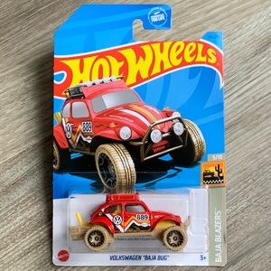Hot Wheels Volkswagen Baja Bug Treasure Hunt Red VW Beetle Hotwheels Car 2023 🆕